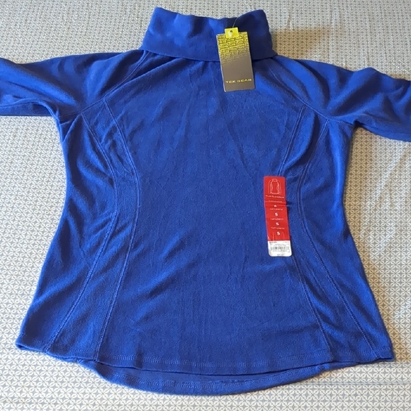 Tek Gear Women's Royal Blue Turtleneck Sweatshirt - Picture 2 of 6